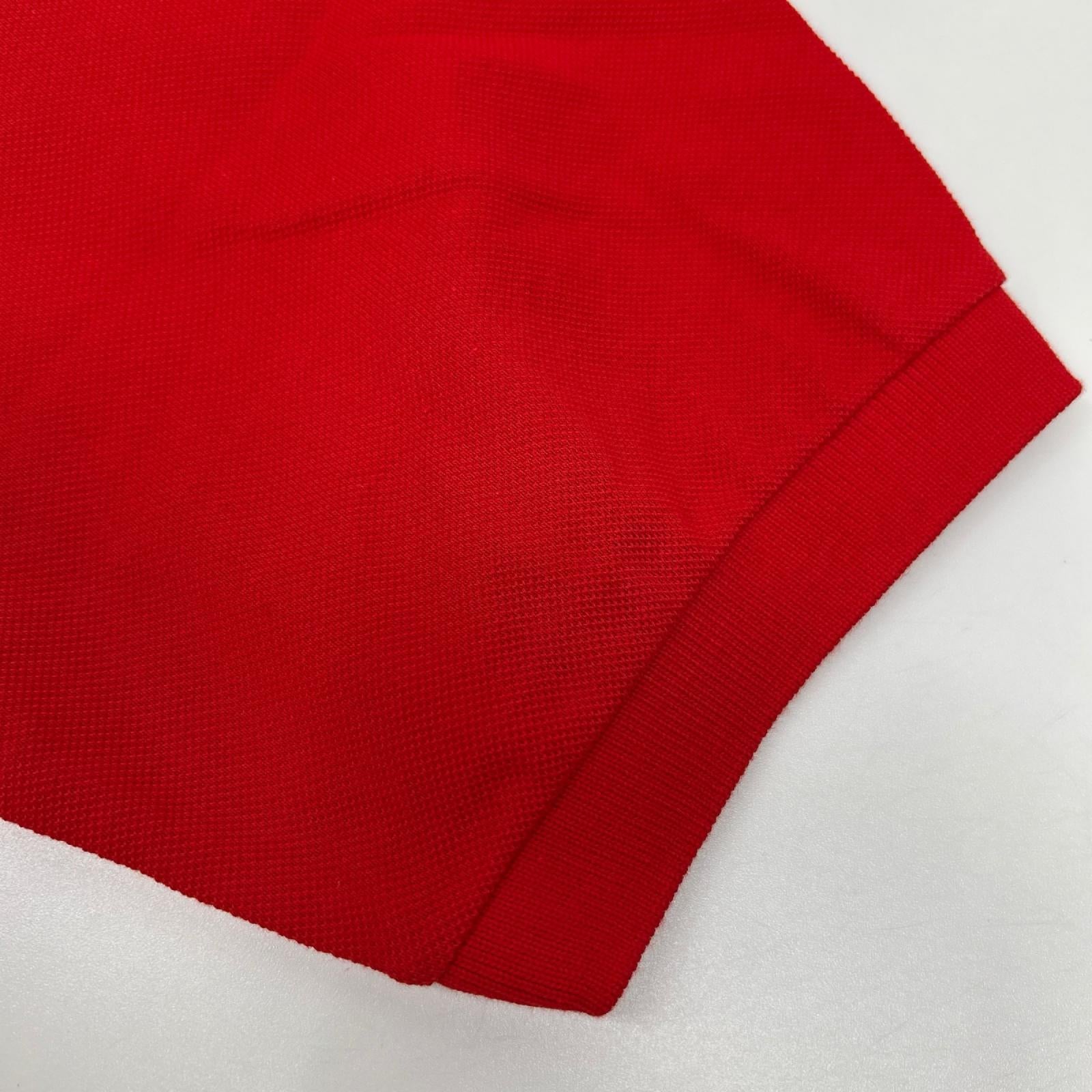 Lacoste ラコステ L1212AL レッド 鹿の子 ポロシャツ トップス
