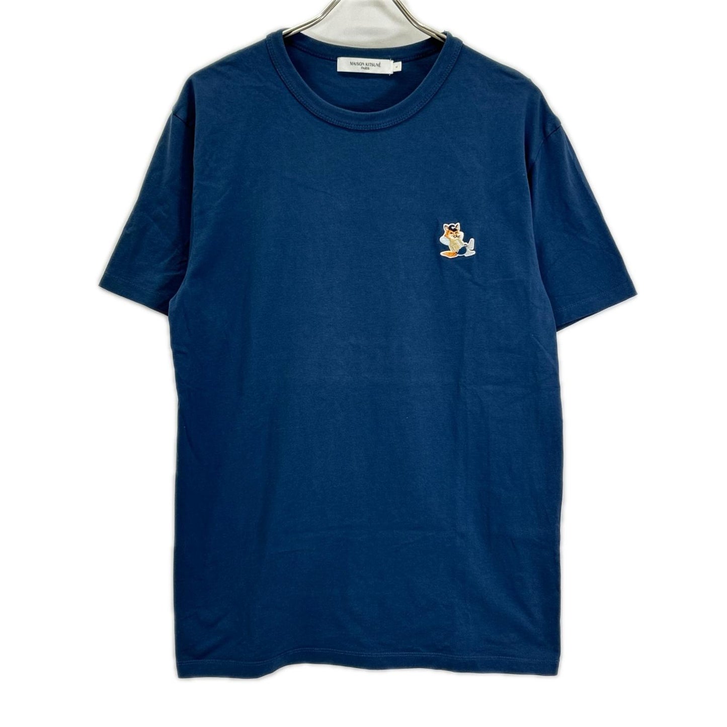 MAISON KITSUNE メゾンキツネ ブルー リラックスフォックス Tシャツ トップス