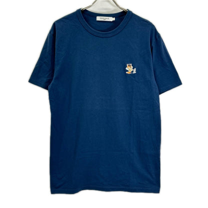MAISON KITSUNE メゾンキツネ ブルー リラックスフォックス Tシャツ トップス