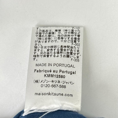 MAISON KITSUNE メゾンキツネ ブルー リラックスフォックス Tシャツ トップス
