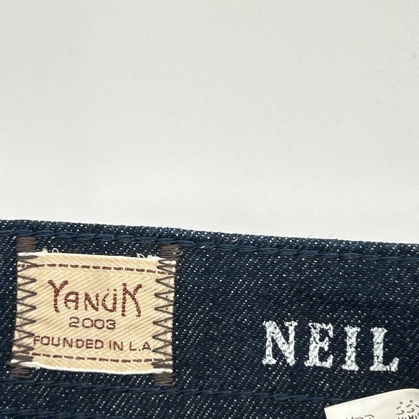 YANUK ヤヌーク 57203206 インディゴ NEIL スリムパンツ ボトムス