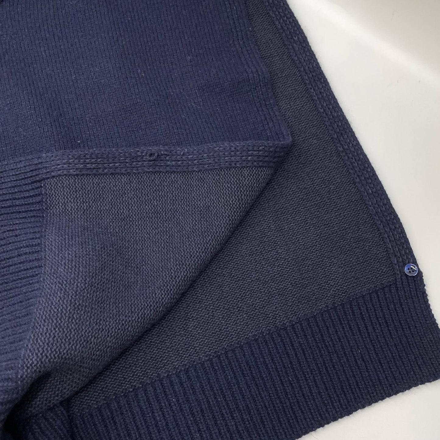 Maison margiela メゾンマルジェラ 24年製 SI1TH0001 S18064ネイビー タバード Vネック ジレ ベスト