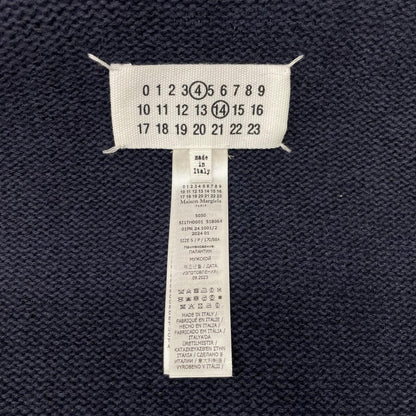 Maison margiela メゾンマルジェラ 24年製 SI1TH0001 S18064ネイビー タバード Vネック ジレ ベスト