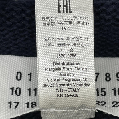 Maison margiela メゾンマルジェラ 24年製 SI1TH0001 S18064ネイビー タバード Vネック ジレ ベスト
