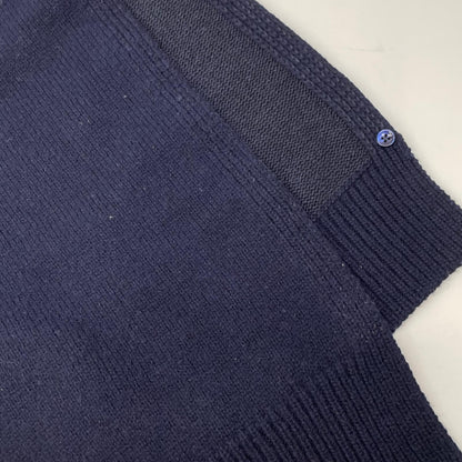 Maison margiela メゾンマルジェラ 24年製 SI1TH0001 S18064ネイビー タバード Vネック ジレ ベスト