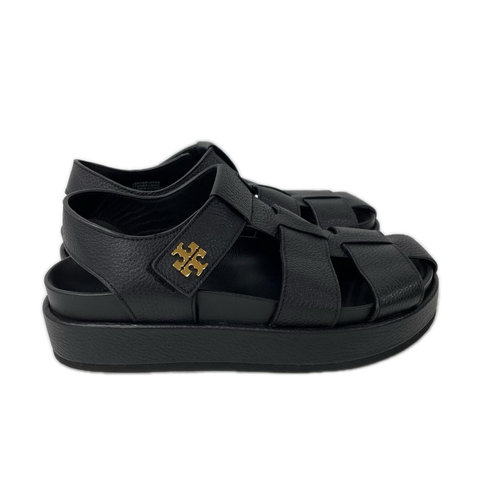 Tory Burch トリーバーチ 170584 ブラック キラ スポーツ フィッシャーマンサンダル シューズ