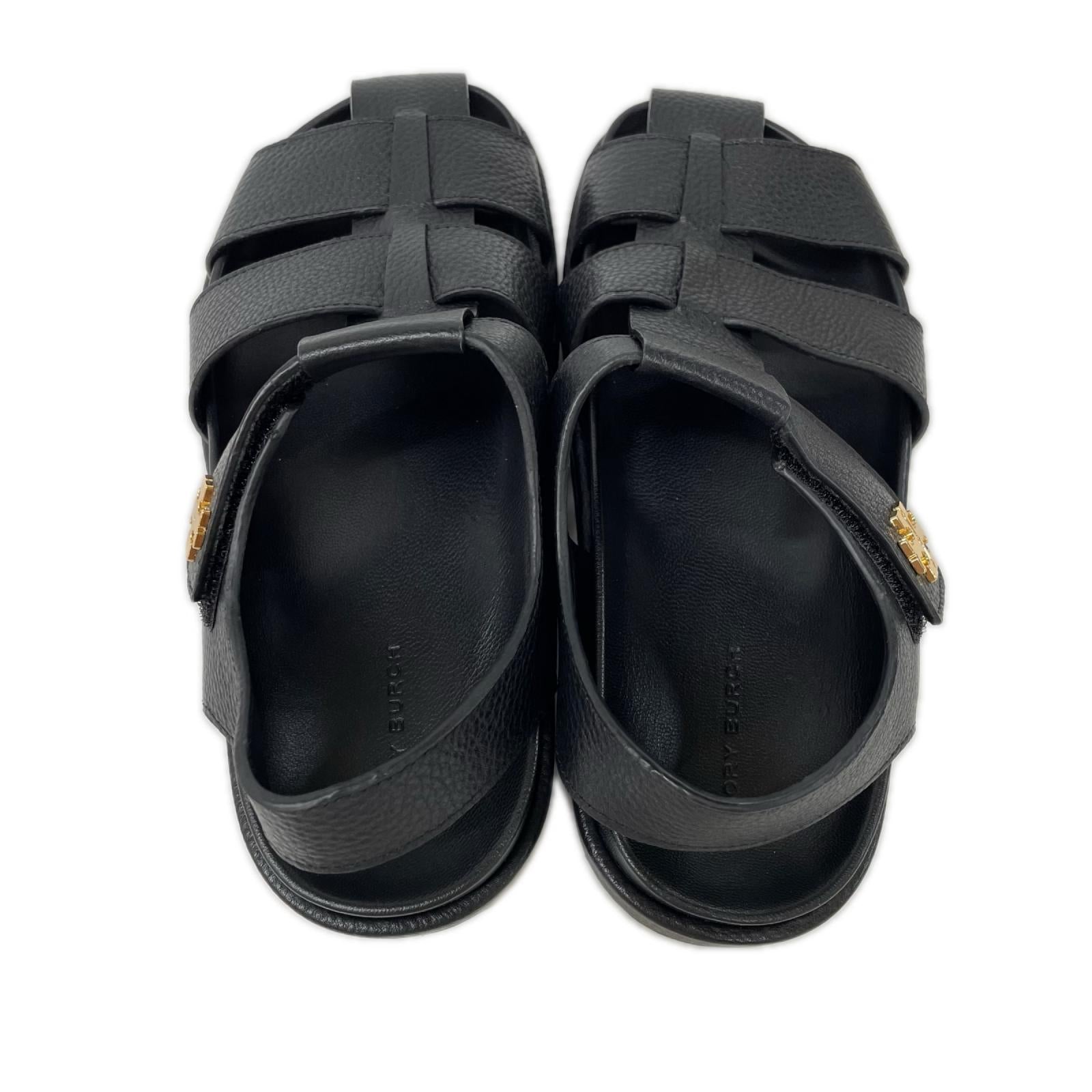 Tory Burch トリーバーチ 170584 ブラック キラ スポーツ フィッシャーマンサンダル シューズ