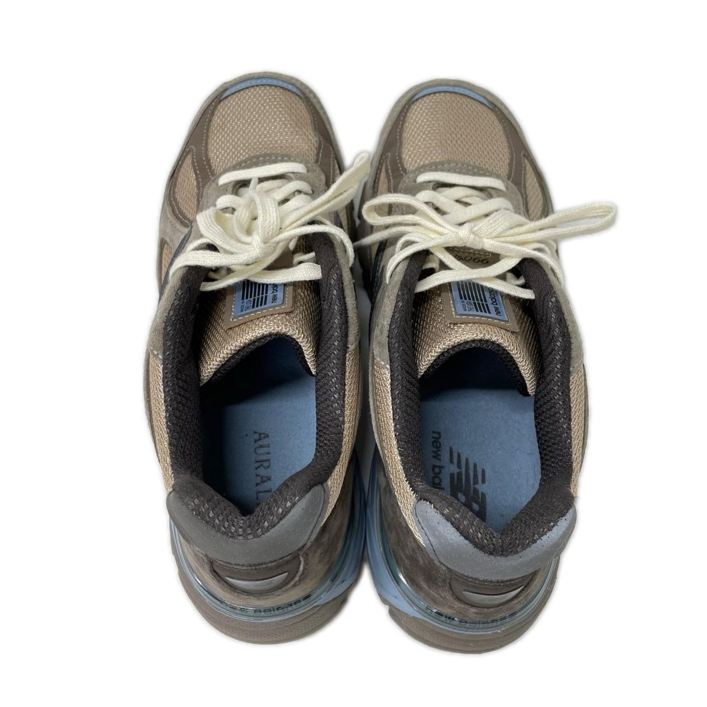 NEW BALANCE ニューバランス x AURALEE オーラリー U990AR4 MADE in USA スエード/メッシュ スニーカー シューズ