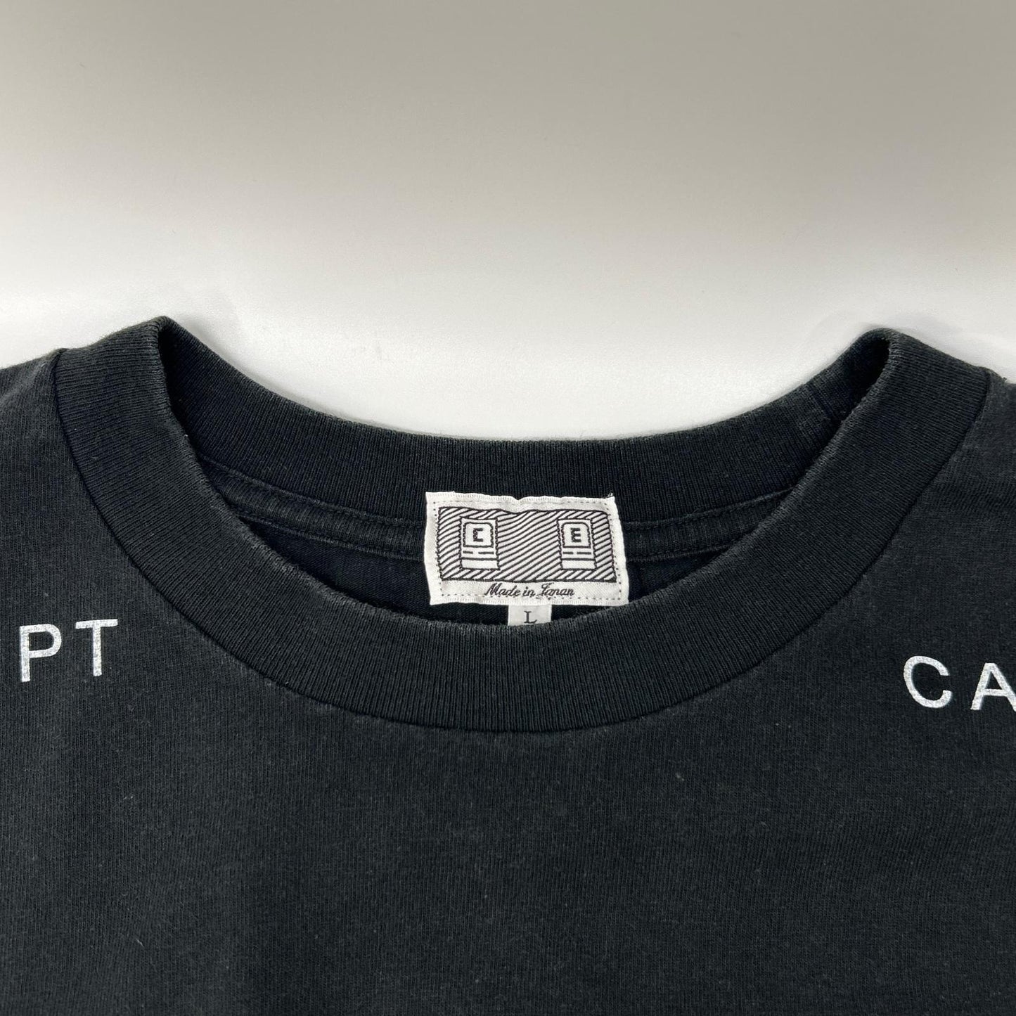 C.E CAV EMPT シーイー キャブ エンプト 011100100 ブラック ロングスリーブ バックプリント Tシャツ トップス