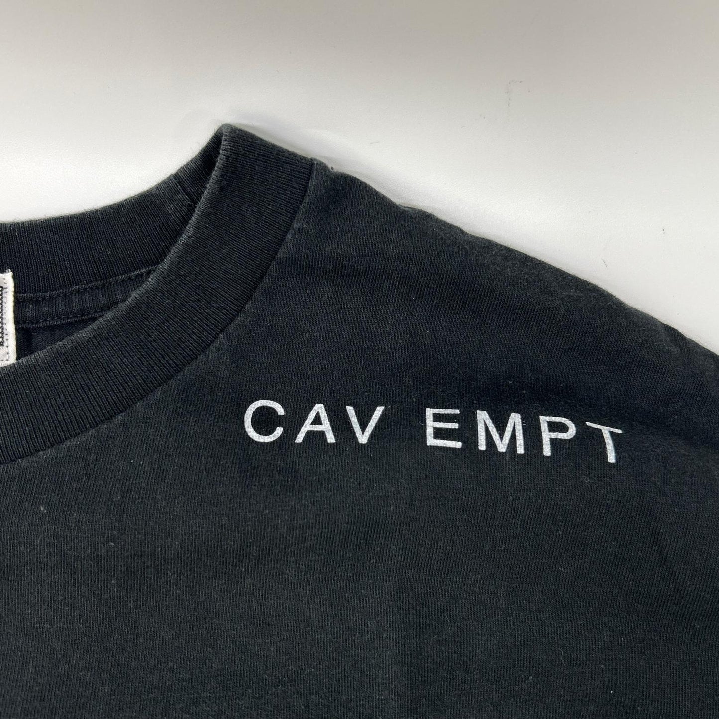C.E CAV EMPT シーイー キャブ エンプト 011100100 ブラック ロングスリーブ バックプリント Tシャツ トップス