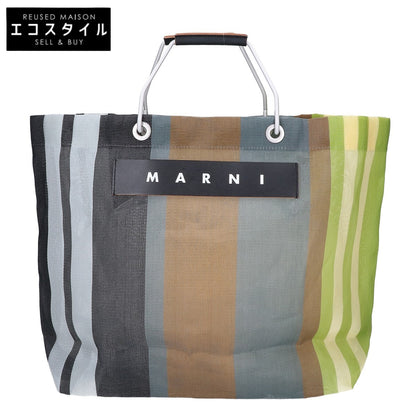MARNI マルニ 【美品】MARNI FLOWER CAFE マルニフラワーカフェ SHMHR08A01 TN296 STW20 メッシュ トートバッグ