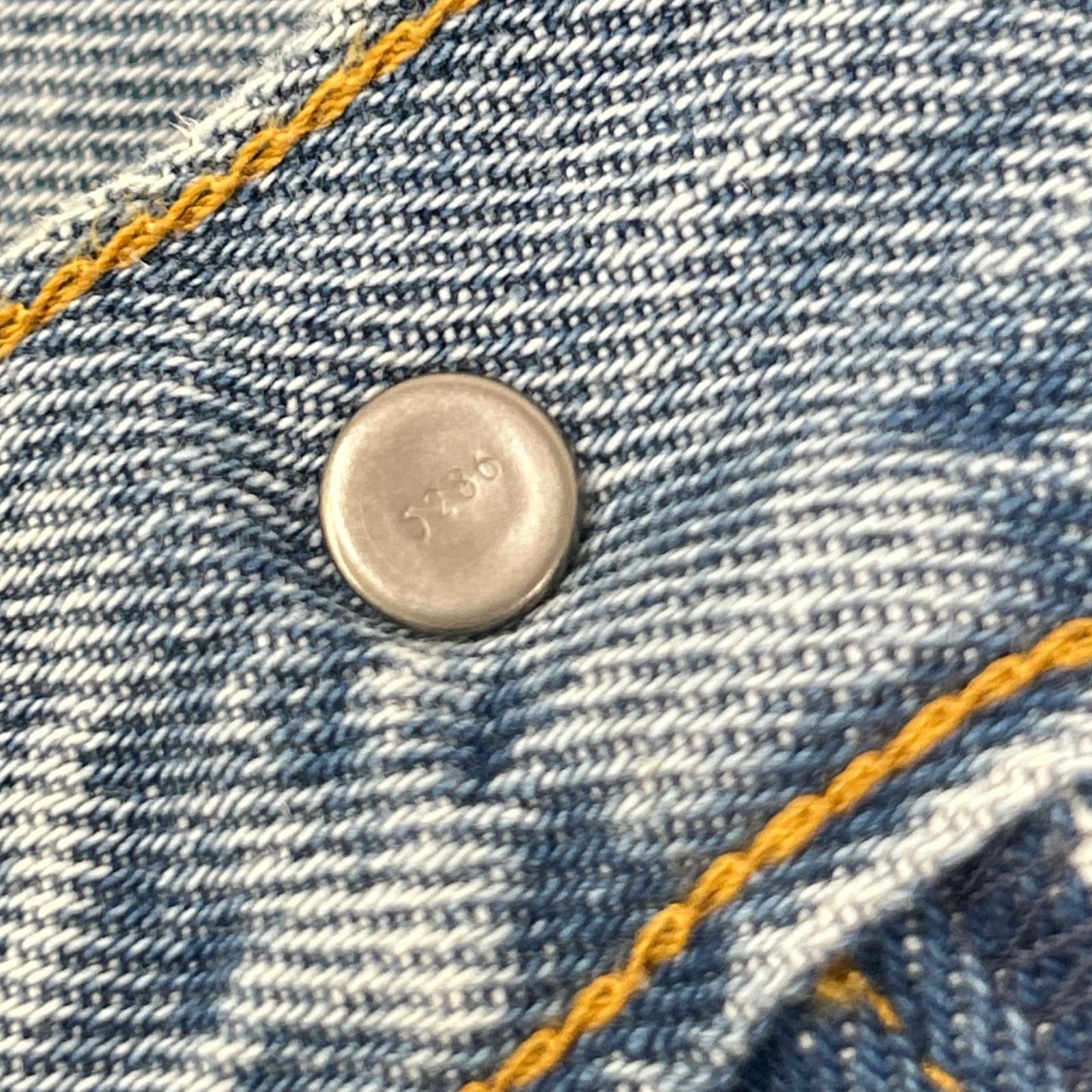 LEVI'S リーバイス 【SLOBE IENA別注】ブルー STRAIGHT デニムパンツ ボトムス