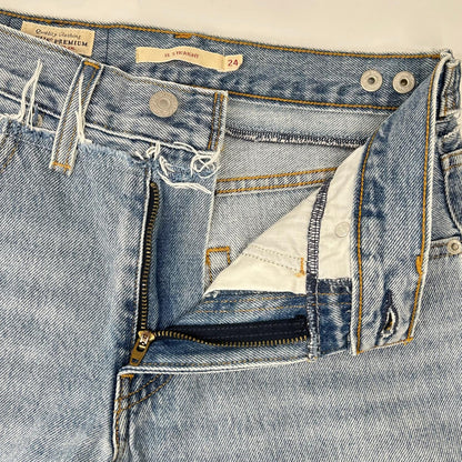 LEVI'S リーバイス 【SLOBE IENA別注】ブルー STRAIGHT デニムパンツ ボトムス