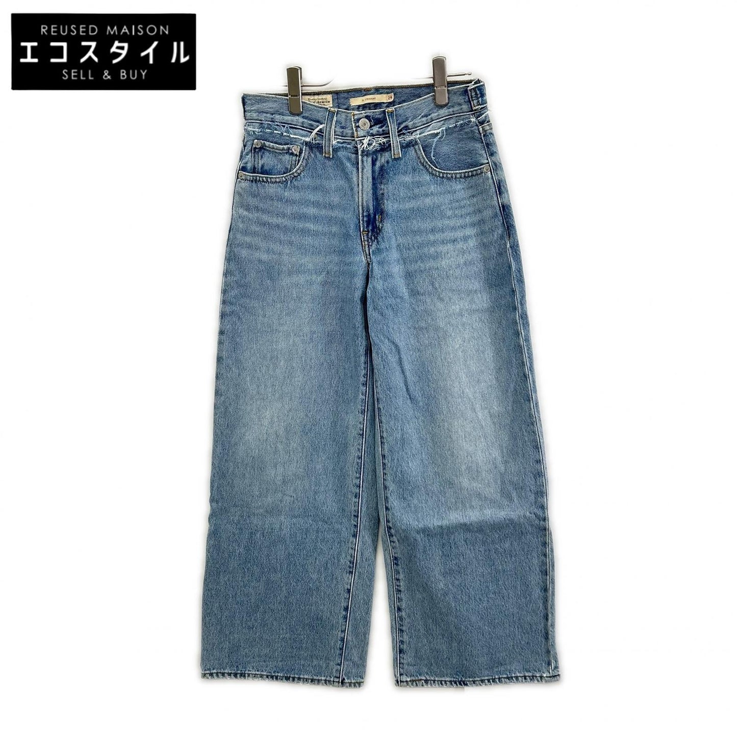 LEVI'S リーバイス 【SLOBE IENA別注】ブルー STRAIGHT デニムパンツ ボトムス