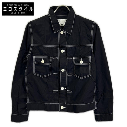 GANRYU ガンリュウ 16SS EQ-J017 Black Stitch Shirt Jacket Jacket