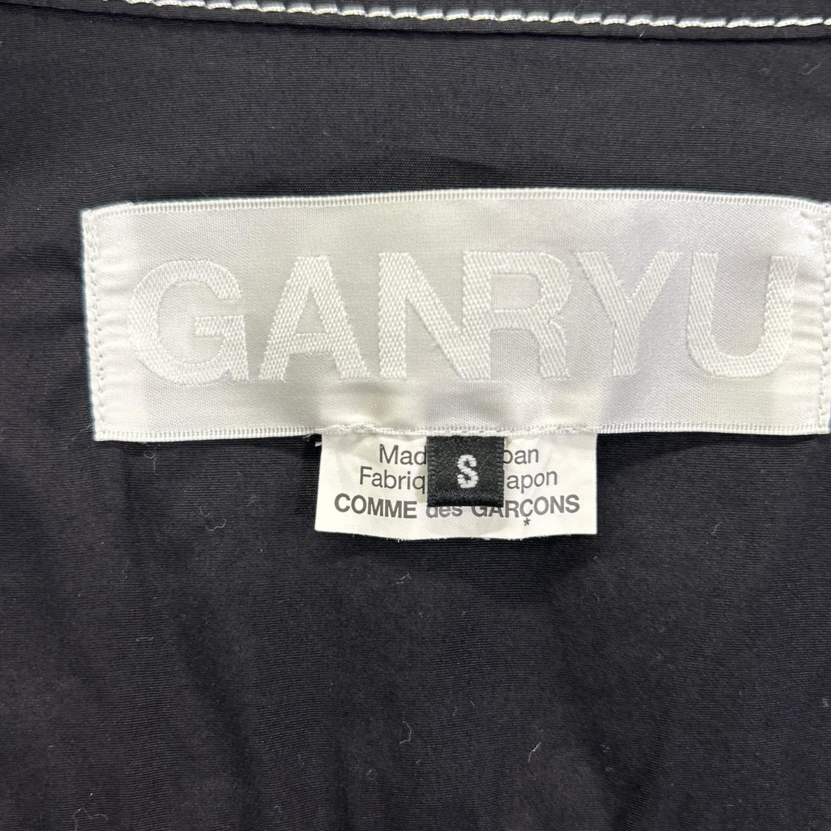 GANRYU ガンリュウ 16SS EQ-J017 Black Stitch Shirt Jacket Jacket