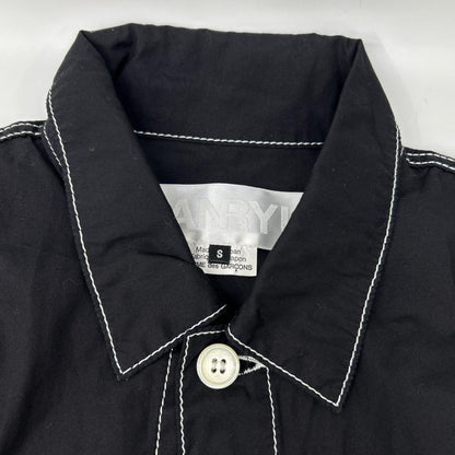 GANRYU ガンリュウ 16SS EQ-J017 Black Stitch Shirt Jacket Jacket