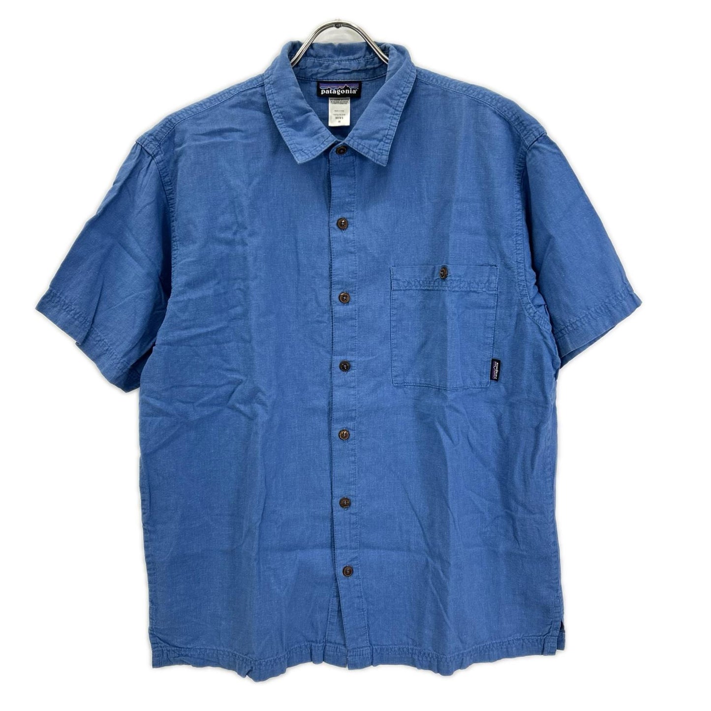Patagonia パタゴニア 53136 ブルー Migration Hemp Shirts トップス