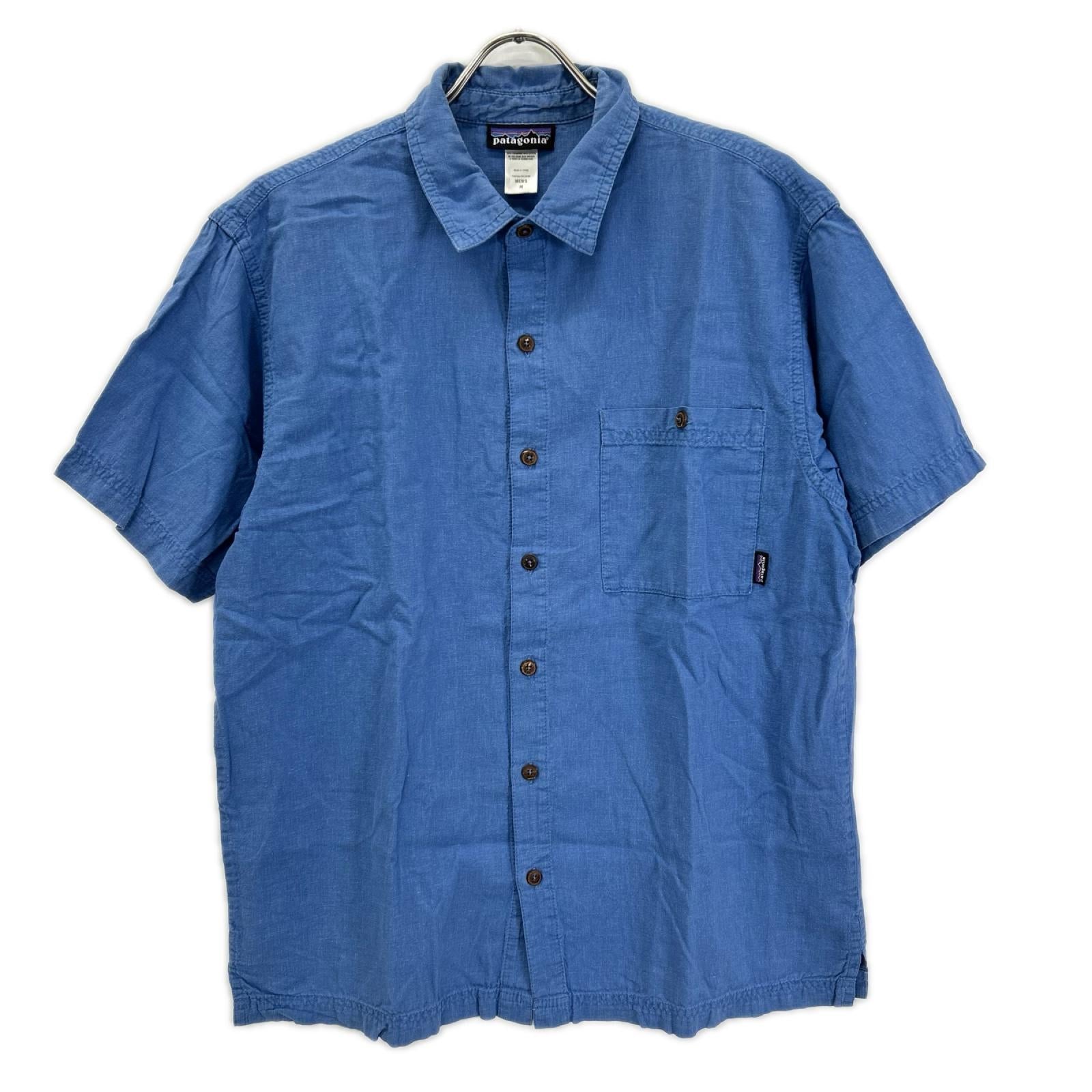 Patagonia パタゴニア 53136 ブルー Migration Hemp Shirts トップス