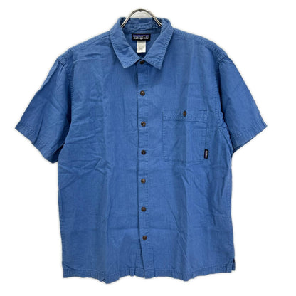 Patagonia パタゴニア 53136 ブルー Migration Hemp Shirts トップス