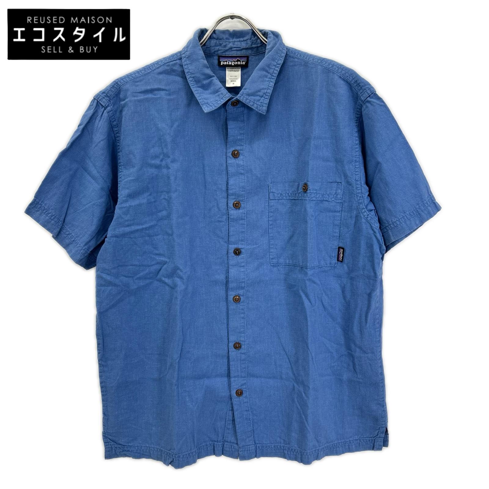 Patagonia パタゴニア 53136 ブルー Migration Hemp Shirts トップス