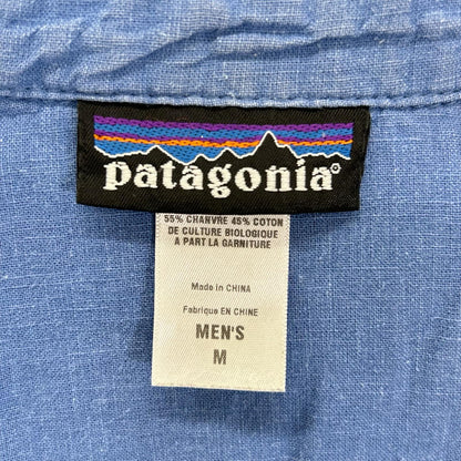 Patagonia パタゴニア 53136 ブルー Migration Hemp Shirts トップス