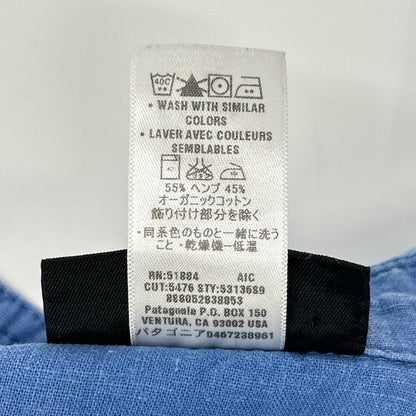 Patagonia パタゴニア 53136 ブルー Migration Hemp Shirts トップス