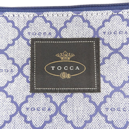 TOCCA トッカ 美品 モノグラム 2way ショルダーバッグ レディース ネイビー×グレー ショルダーバッグ