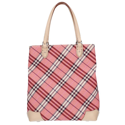 Burberry Blue Label バーバリーブルーレーベル ノバチェック キャンバス/レザー トートバッグ