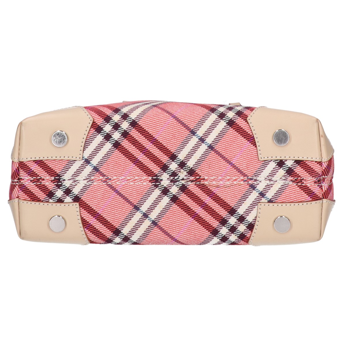 Burberry Blue Label バーバリーブルーレーベル ノバチェック キャンバス/レザー トートバッグ