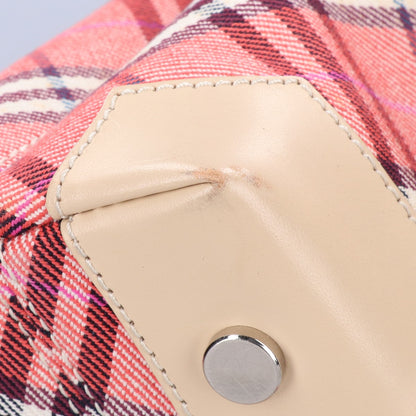 Burberry Blue Label バーバリーブルーレーベル ノバチェック キャンバス/レザー トートバッグ