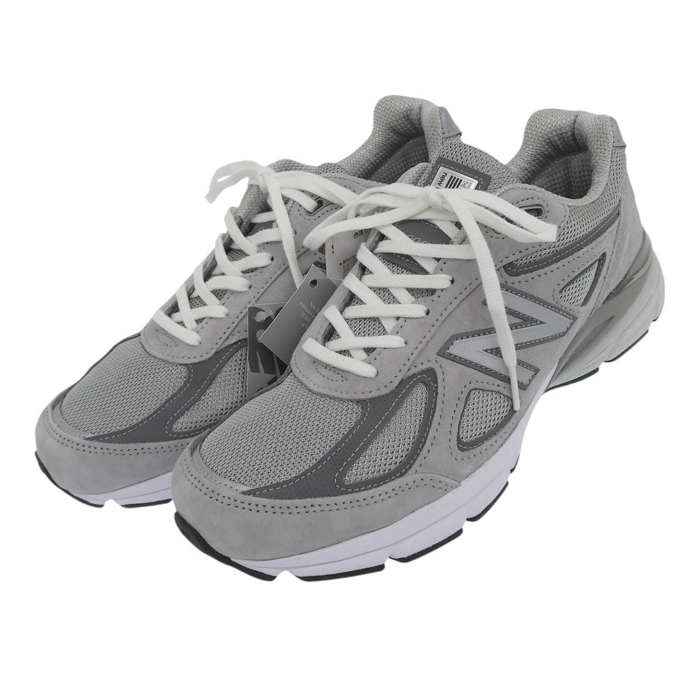 NEW BALANCE ニューバランス 未使用 Made in USA 990v4 Core スニーカー シューズ メンズ グレー 27cm U990GR4 シューズ