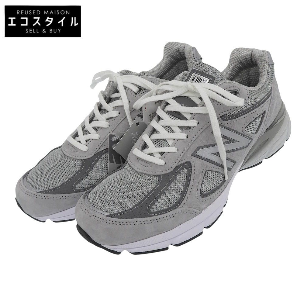 NEW BALANCE ニューバランス 未使用 Made in USA 990v4 Core スニーカー シューズ メンズ グレー 27cm U990GR4 シューズ