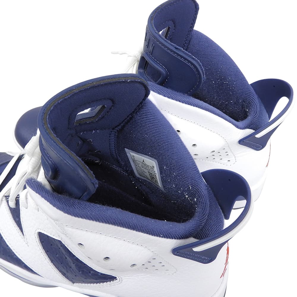 NIKE ナイキ Air Jordan 6 Retro シューズ メンズ White and Midnight Navy ホワイト ネイビー 27cm シューズ