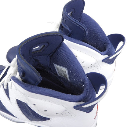 NIKE ナイキ Air Jordan 6 Retro シューズ メンズ White and Midnight Navy ホワイト ネイビー 27cm シューズ