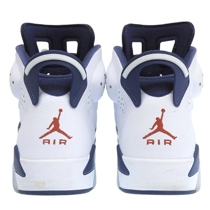 NIKE ナイキ Air Jordan 6 Retro シューズ メンズ White and Midnight Navy ホワイト ネイビー 27cm シューズ