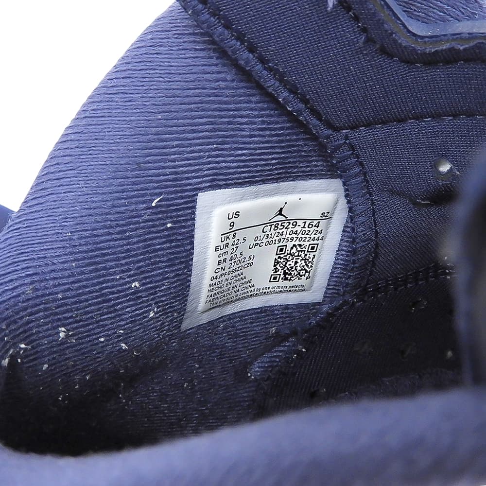 NIKE ナイキ Air Jordan 6 Retro シューズ メンズ White and Midnight Navy ホワイト ネイビー 27cm シューズ
