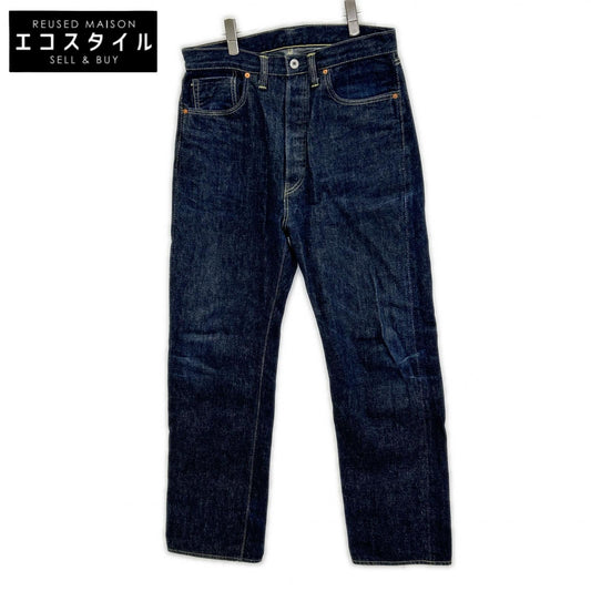 TCB JEANS&CO. ティーシービージーンズ インディゴ コットン ボタンフライデニム ボトムス