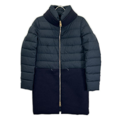 HERNO ヘルノ PI9684D ネイビー マット コンビネーションダウンコート コート