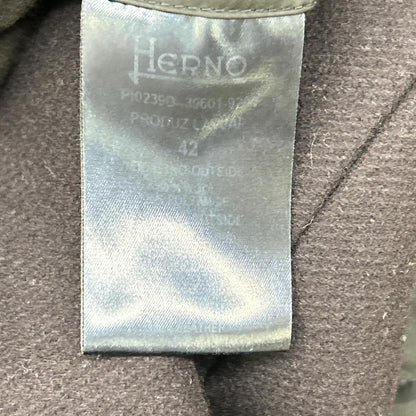 HERNO ヘルノ PI9684D ネイビー マット コンビネーションダウンコート コート