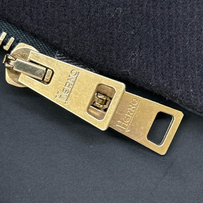 HERNO ヘルノ PI9684D ネイビー マット コンビネーションダウンコート コート
