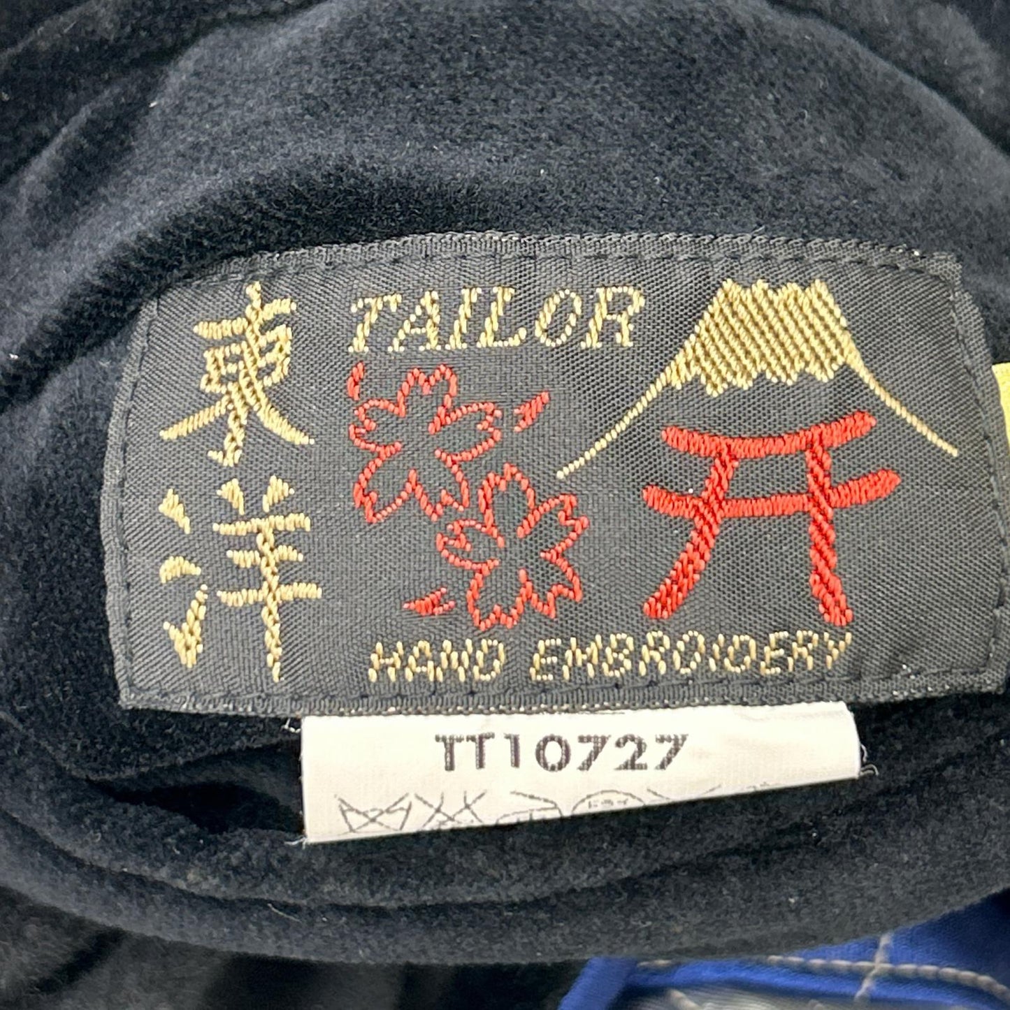 TAILOR TOYO テーラー東洋 TT10727 ブラック×ブルー 別珍 リバーシブル スカジャン ジャケット