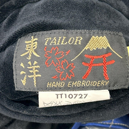TAILOR TOYO テーラー東洋 TT10727 ブラック×ブルー 別珍 リバーシブル スカジャン ジャケット