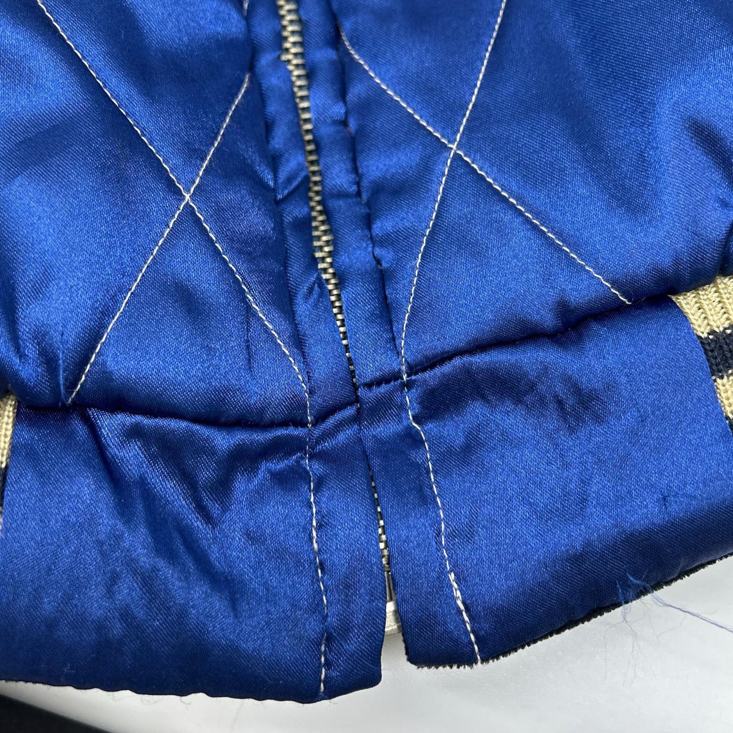 TAILOR TOYO テーラー東洋 TT10727 ブラック×ブルー 別珍 リバーシブル スカジャン ジャケット
