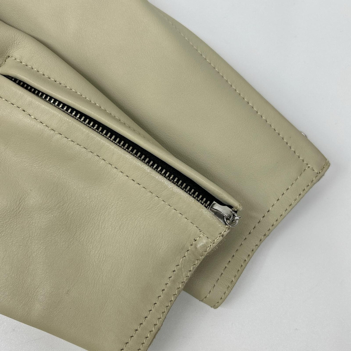KADOYA カドヤ Ivory Cowhide Single Rider Jacket Jacket
