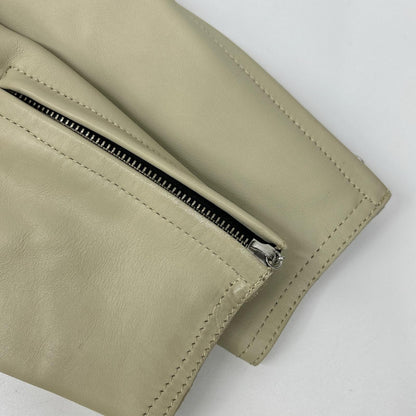 KADOYA カドヤ Ivory Cowhide Single Rider Jacket Jacket