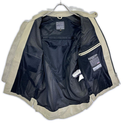 KADOYA カドヤ Ivory Cowhide Single Rider Jacket Jacket