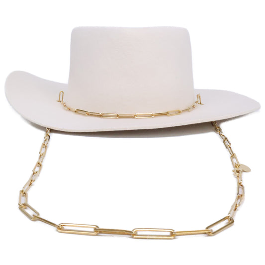 Van PALMA ヴァンパルマ 【新品未使用】23-096-521-0005 ULYSSE CHAIN HAT チェーン ハット 帽子