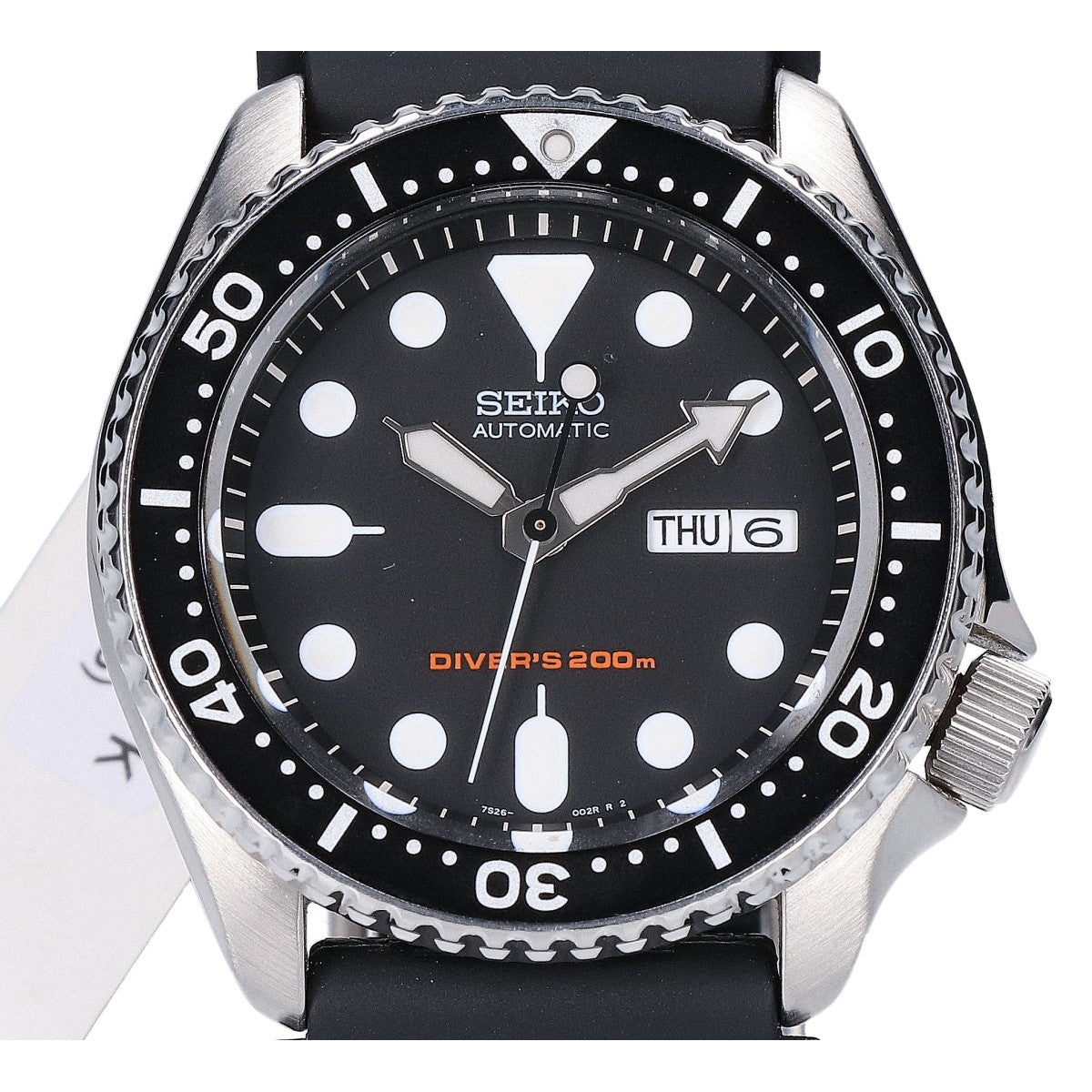 SEIKO セイコー 【即決/海外モデル】SKX007K ブラックボーイ 自動巻き ダイバーズウォッチ 腕時計