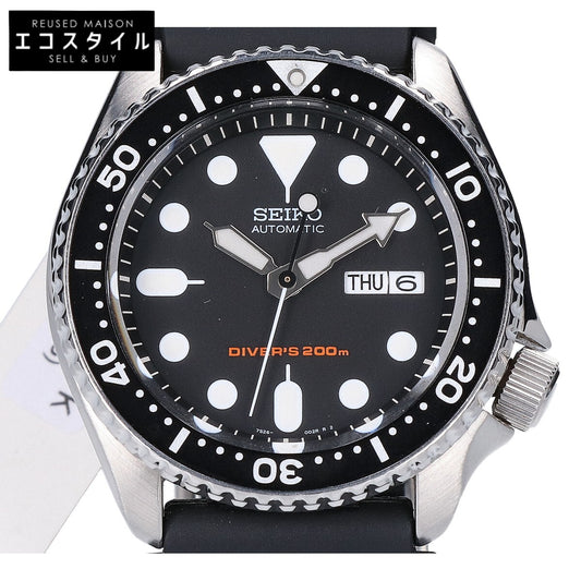 SEIKO セイコー 【即決/海外モデル】SKX007K ブラックボーイ 自動巻き ダイバーズウォッチ 腕時計